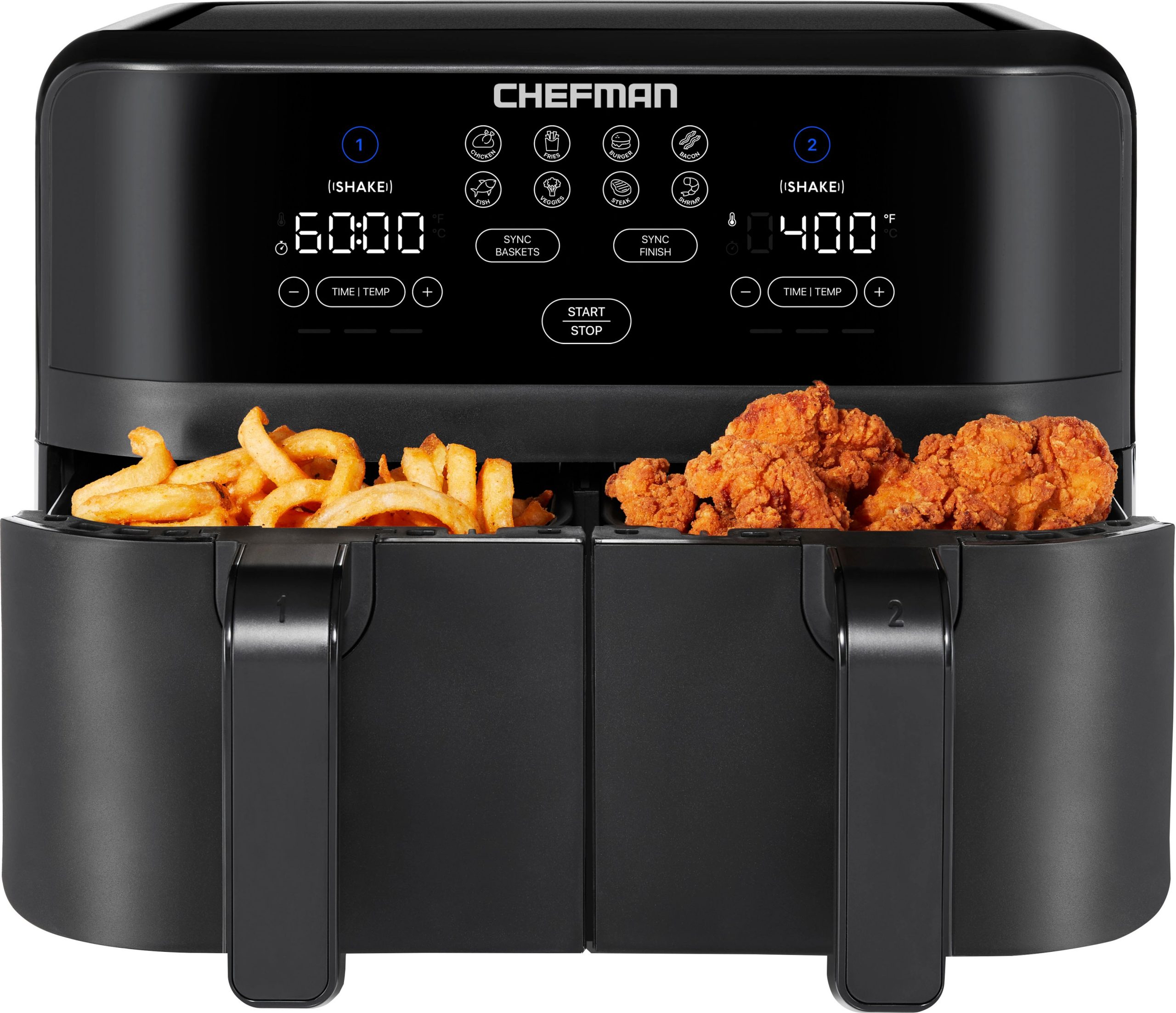 CHEFMAN Turbo-Fry Touch Dual Air Fryer



