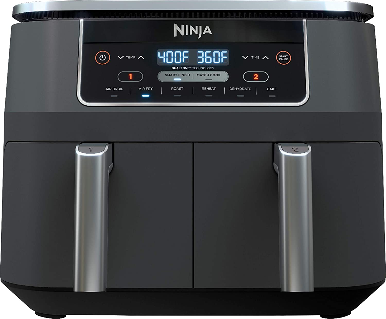 Ninja DZ100 4 In 1 2 Basket Air Fryer 