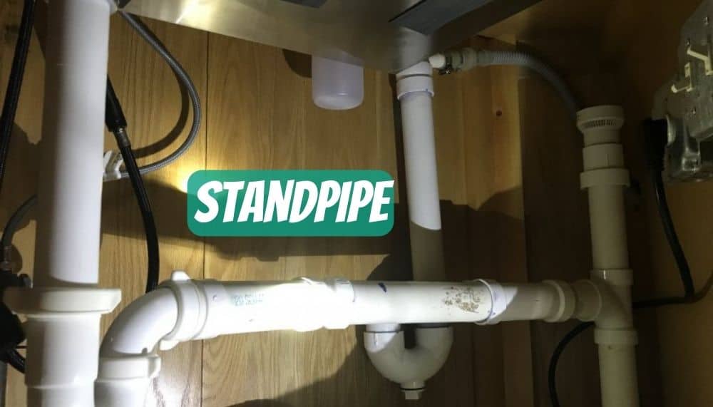 Standpipe under sink demonstration